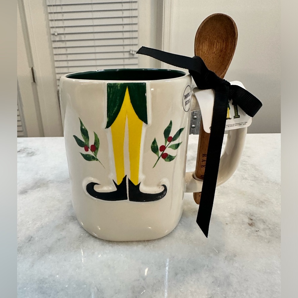 Rae Dunn Elf “ I’m a Cotton Headed Ninny Muggins” Christmas Mug  - NWT